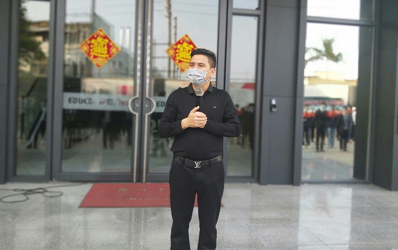 伊盾全面復(fù)工，董事長張龍偉表示疫情過后門窗行業(yè)必將迎來爆發(fā)期！