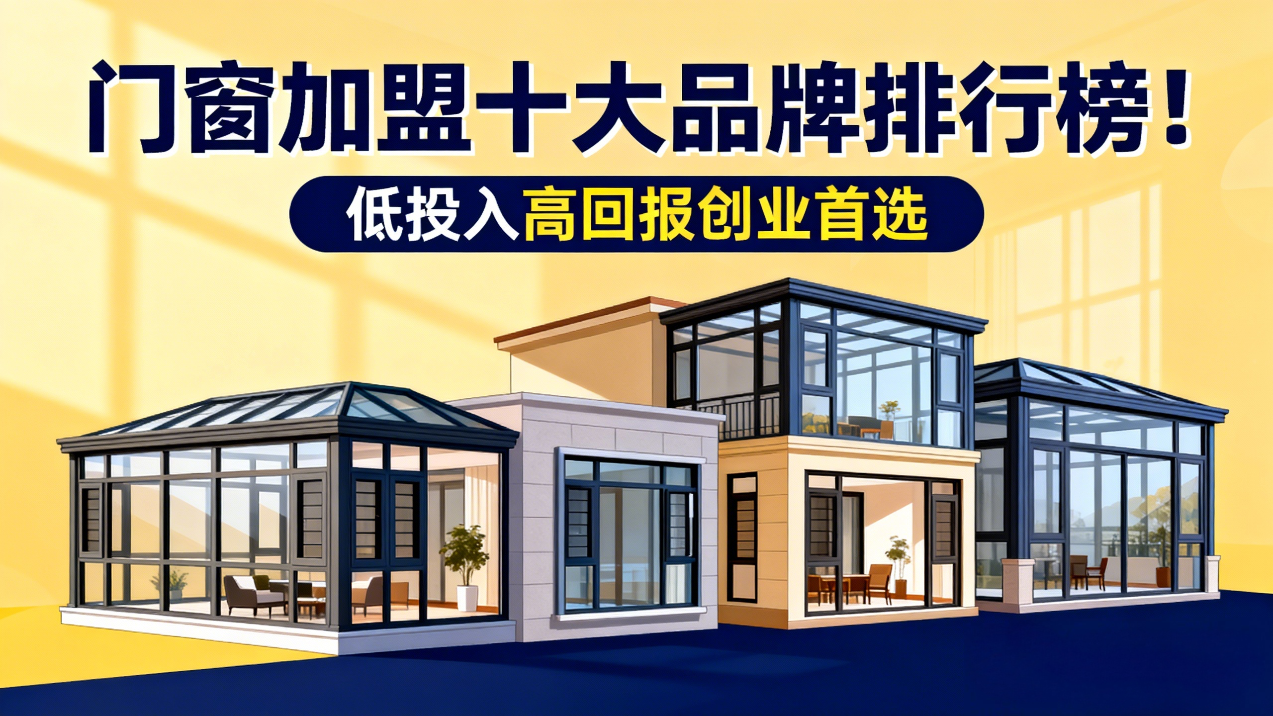 門窗加盟十大品牌排行榜！低投入高回報(bào)創(chuàng)業(yè)首選