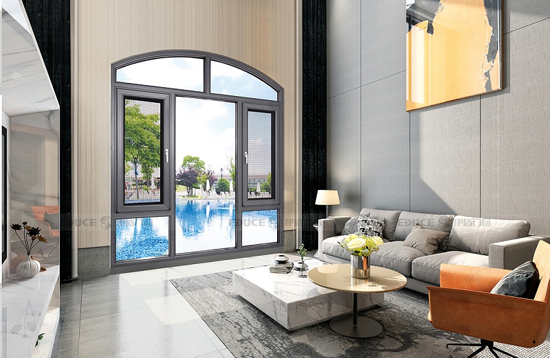 暑假來(lái)了，伊盾安全門(mén)窗為你家居保駕護(hù)航！柏林時(shí)光平開(kāi)窗-110mm 灰色