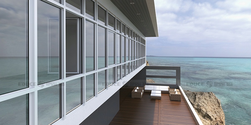 伊盾高效隔音門窗，讓你實現(xiàn)每天過上靜謐生活的居家夢想！柏林時光平開窗-110mm 效果圖