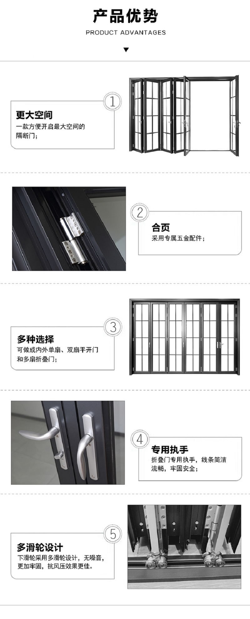 辦公室隔斷折疊門(mén)